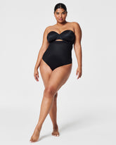 SPANXshapeâ„¢ Invisible High-Waisted Thong | Very Black